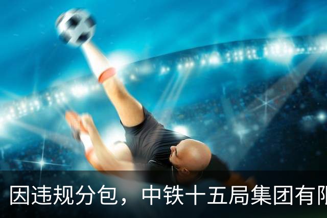 因违规分包，中铁十五局集团有限公司被暂停全军物资工程服务采购